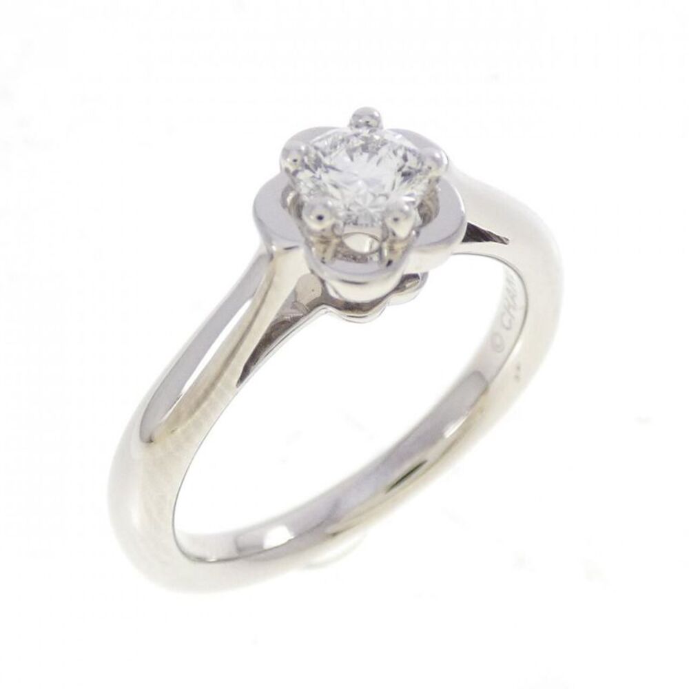 Chanel Camelia Platinum Diamond Ring